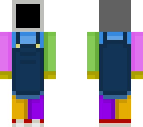kidcore tv head overalls