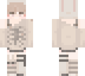 pastel bunny skeleton edit