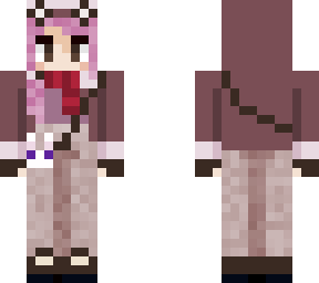 pink steampunk explorer winter