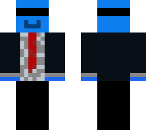 blue guy with face mask