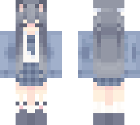 blue uniform highschool girl