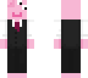 peppa pig in a suit x