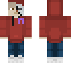 skelly boy but hood up with skulk under hood