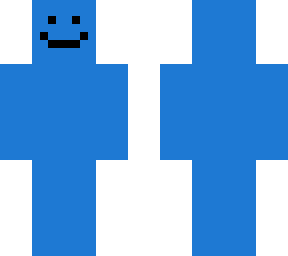 smiley guy blue