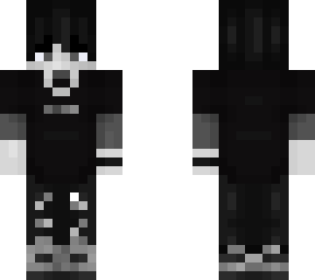 black and white