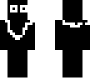 neon black and white creture