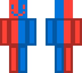 red n blue