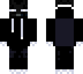 black and white enderman gamer