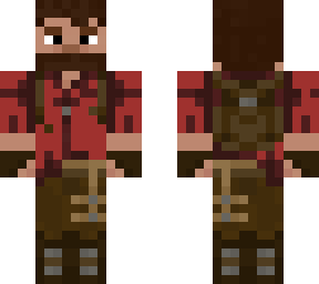 explorer archeologist red shirt