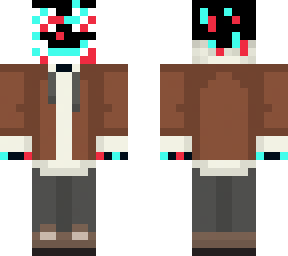 glitch brown hoodie