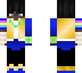 gold on royal blue! :o