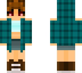 cyan hoodie girl {werewolf}