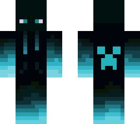 neon skin with hoodie (blue)