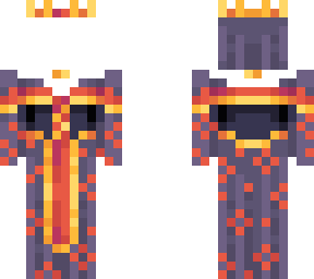 red / black royal gown - base