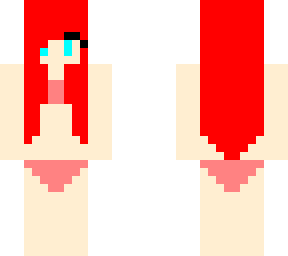 red girl swimsuit (rose)