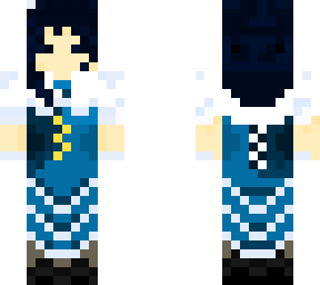 blue girl