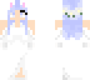 bunny girl in wedding dress