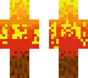 log on fire