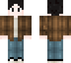 white shirt, leather jacket fixed