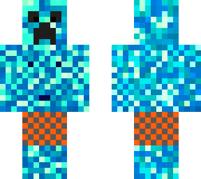blue creeper swim