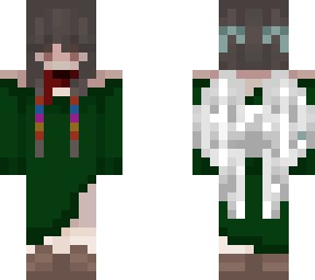 dead bird with green dress update