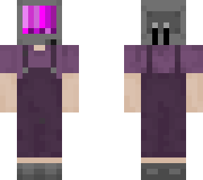 purple tv head