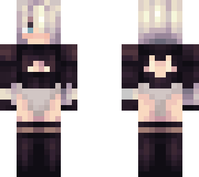 yorha unit no.2 type b with eyes and exploded dress