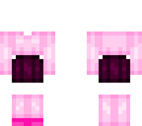 cute pink longsleeve and skirt