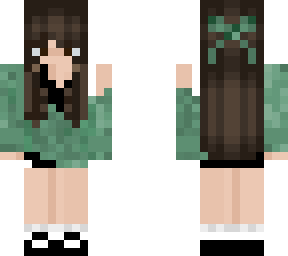 cute slytherin inspired asian girl (slim)