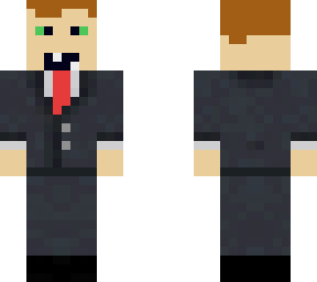 ginger in suit