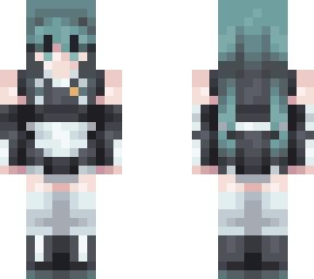 hatsune miku sporty maid