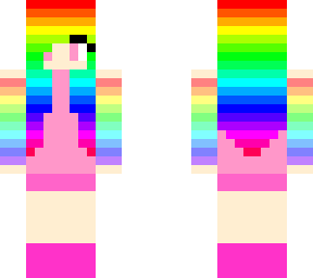 rainbow girl