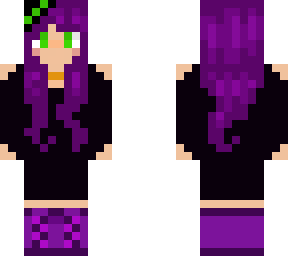 ray/rin purple & green witch
