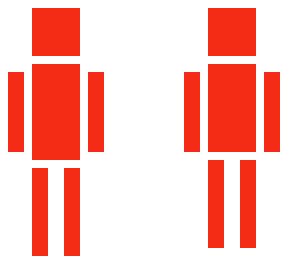 red simple funny skin