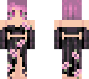 black flower dress cele