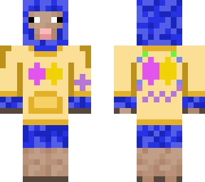 blue sheep w/ spongebob hoodie
