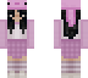 axolotl girl with black hair