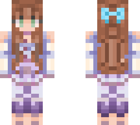 blue bow