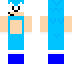 classic sonic with blue shoes