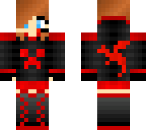 dragon gamer girl red (short-ish hair)