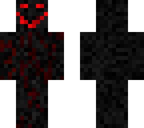 eerie red blood smile