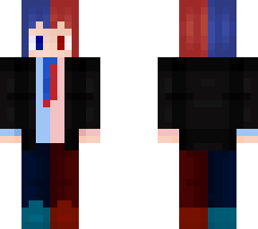 red and blue