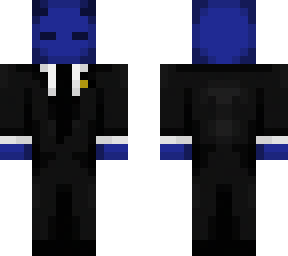 blue suit