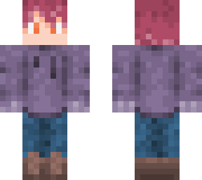 boy in purple hoodie