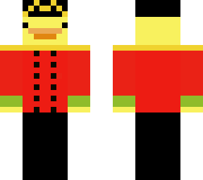 duck in british army uniform