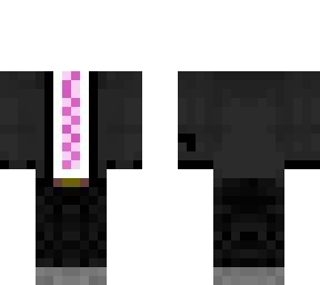 elegant suit base with with a pink tie (the jacket is from dumbdotcom)