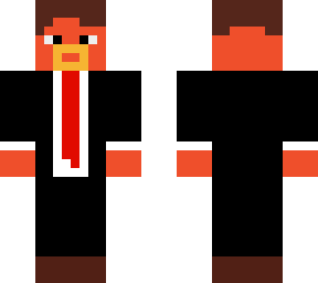 fish stick en traje