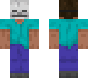 halloween steve with mask!