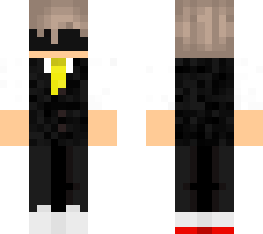 blonde blindfolded suit