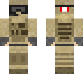 dessert camo soldier